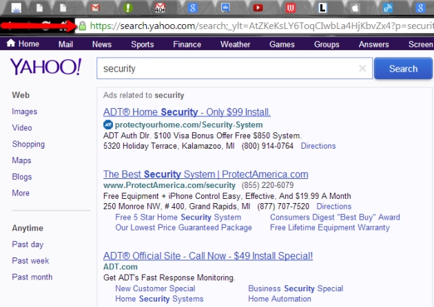 yahoo-secure-searches